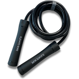 Скакалка Elevate Gravity Heavy Rope 3 м, 10 мм, обтяжена PVC для кардіо, схуднення та зміцнення м'язів, для дому та вулиці
