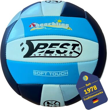 Волейбольний м'яч для пляжного волейболу BEST SPORTING California Soft Touch, розмір 5, 4 шт. (зелений, блакитний)
