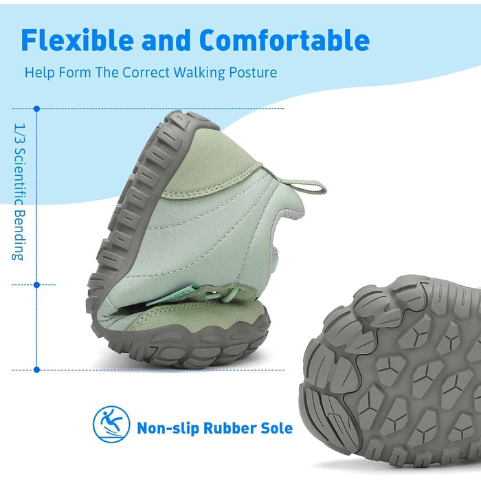 Дитячі босоніжки Saguaro: дихаючі, антиковзні трекінгові черевики, легкі мінімалістичні кросівки, розмір 26-36