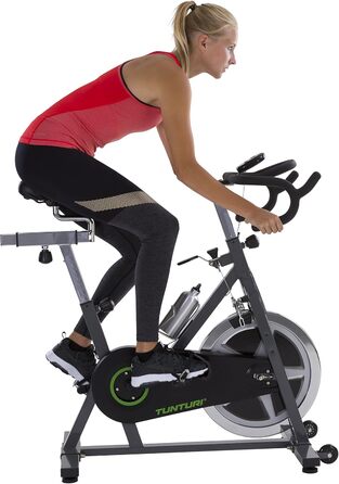Велотренажер Tunturi Cardio Fit S30 для дому, спінбайк, чорний