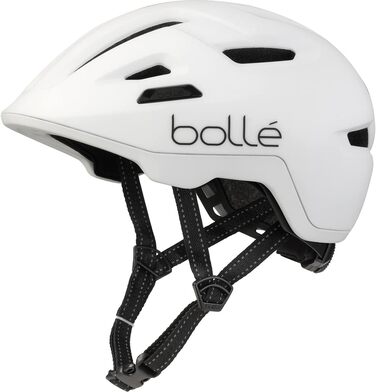 Велошолом Bollé Stance білий матовий, розмір S, унісекс, для дорослих
