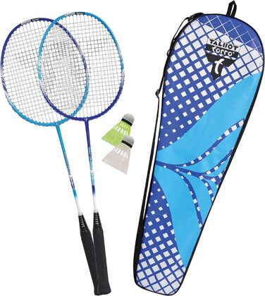 Набір для бадмінтону Talbot Torro Premium 2-Fighter Pro: 2 ракетки з графіту, 2 волани, сумка