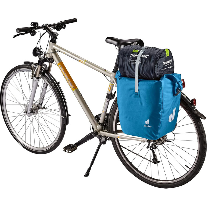 Велосумка Deuter Weybridge 25+5 л, водонепроникна, на задній багажник, Reef