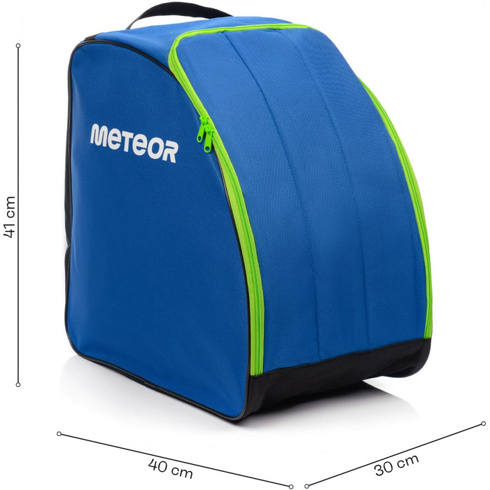 Чохол для лижних черевиків Meteor: компактна сумка для черевиків та рукавиць. Водонепроникний, легкий та міцний, ідеальний для зимових подорожей та лижного відпочинку. Сумка-рюкзак для лижних черевиків (Blue)