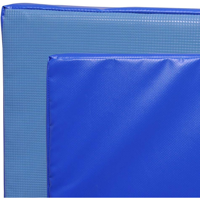 Складний спортивний мат Grevinga® Fun, синій, 200x100x8 см, RG 35, для гімнастики та фітнесу