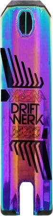 Трюковий самокат Driftwerk DS2+ для дітей, неохром, веселка, фристайл