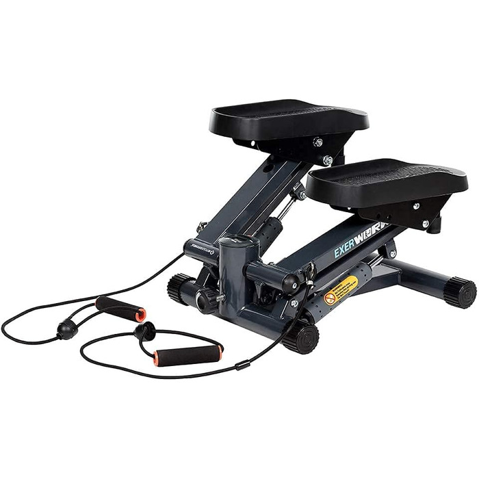Міні-степпер Exerpeutic EXERWORK 850 Bluetooth, розширена вантажопідйомність, регульована висота кроку, з додатком та налаштуванням цілей тренування