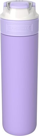 Термос Kambukka Elton Insulated Digital Lavender 600 мл, нержавіюча сталь, герметична термобутилка з кришкою Snapclean, підходить для миття в посудомийній машині, зручна ручка