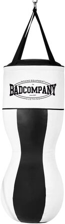 Боксерський мішок Bad Company у формі арахісу, наповнений, штучна шкіра, 100×35 см, 30 кг, з нейлоновим підвісом, для боксу та тренувань
