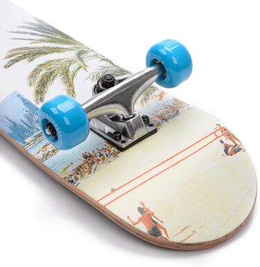 Дитячий скейтборд з дерева Meteor Mini Cruiser, ретро, для хлопців