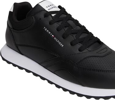 Кросівки Tommy Hilfiger Runner з екошкіри, чорно-білі, 43 EU