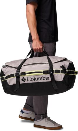 Унісекс спортивна сумка-даффл Columbia Landroamer 60L, Flint Grey/Black/Citron Haze