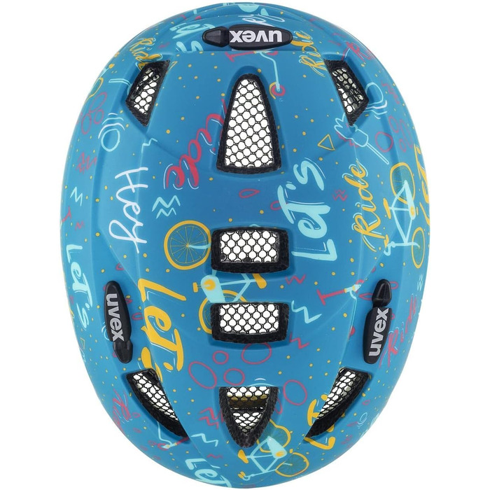Дитячий велосипедний шолом uvex Kid 2 cc, легкий, розмір 46-52 см, регульований, можливість встановлення LED-підсвітки, дитячий дизайн