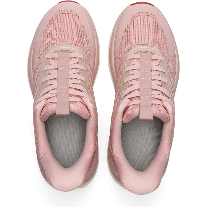 Жіночі спортивні сліпони ALLSWIFIT – зручні, дихаючі, з неслизькою підошвою, для бігу, тенісу, фітнесу, крос-тренінгу, білі (40 EU, Рожевий)