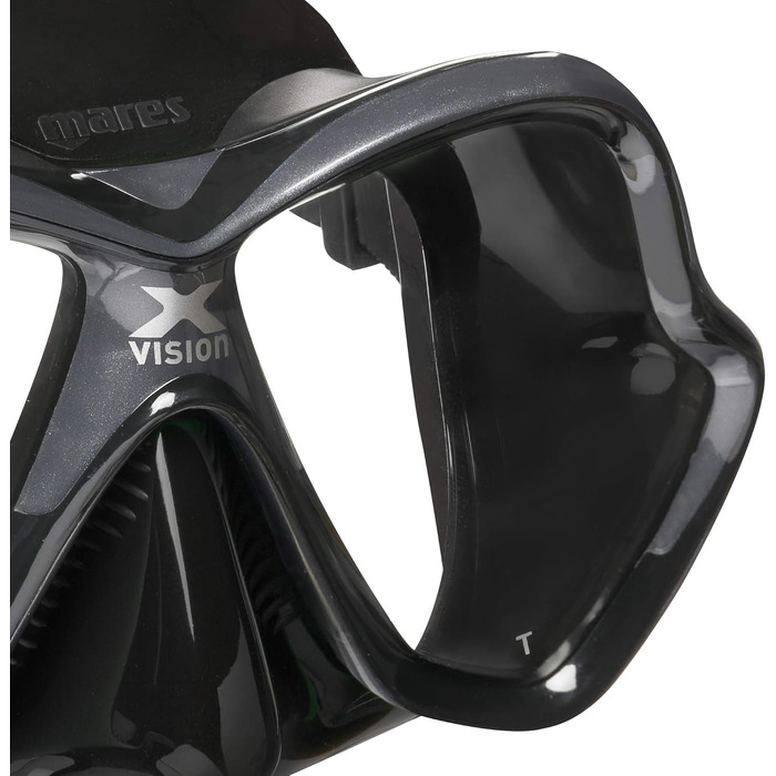 Маска для дайвінгу Mares X-Vision, універсальна, чорна
