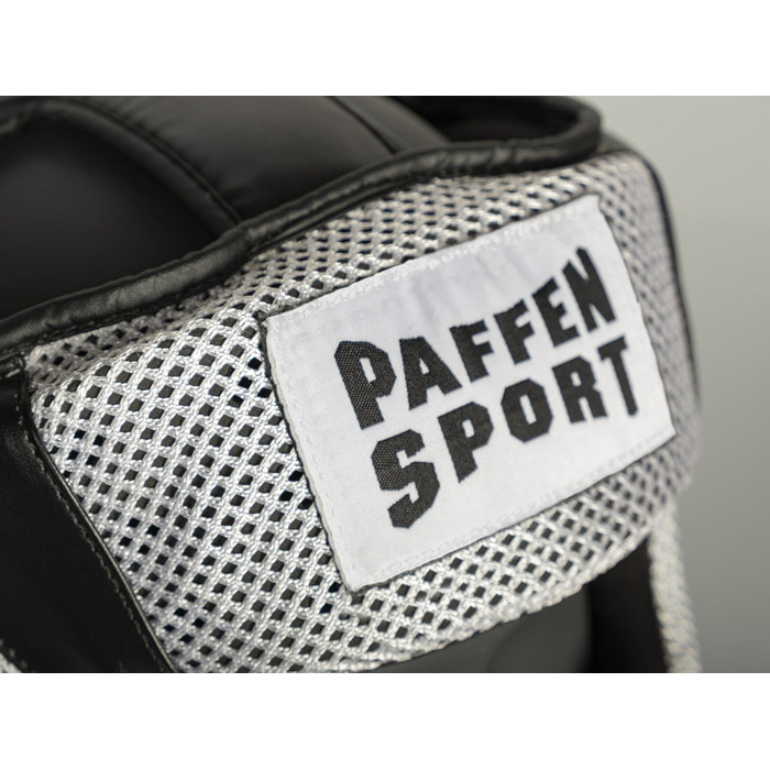 Захист голови Paffen Sport Star MESH для спарингу – Легкий та міцний, для боксу, муай-тай, кікбоксингу. Чорний/Білий S/M