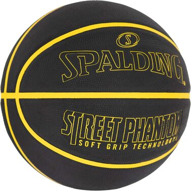 Баскетбольний м’яч Spalding Street Phantom 29.5'', вуличний, чорний