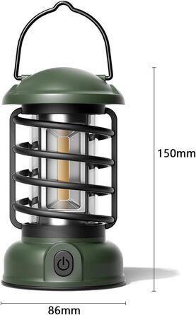 LED кемпінговий ліхтар, висвітлення для кемпінгу, водонепроникний IPX4, регулювання яскравості, 3 режими, для кемпінгу, саду, походів, надзвичайних ситуацій (L803SR)