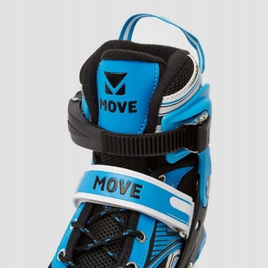 Роликові коньки MOVE ADAM, регульовані, розір 38-41, жорсткість коліс 82A, підшипники ABEC7
