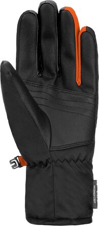 Дитячі гірськолижні рукавички R-TEX XT Junior з вологозахисною мембраною, чорно-сіро-помаранчеві, розмір 5