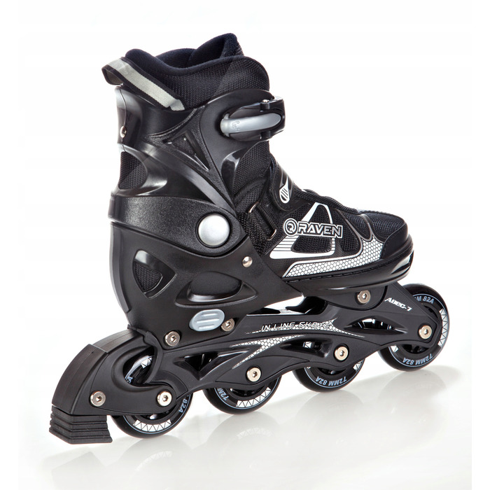 Регульовані ролики RAVEN Spirit, Black/White, розмір 37-40