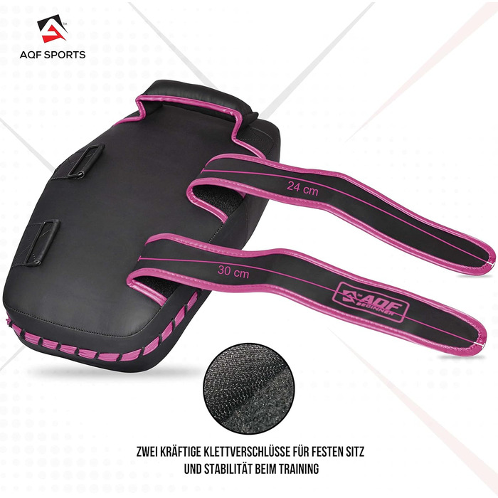 Шлагбаум для бойових мистецтв Pratzen, рукавичка для боксу Maya-Leder Curved, килимок для кікбоксингу, Муай-Тай, боксерський килимок, боксерські рукавички для боксу, бойових мистецтв, карате та ММА, одноразовий рожевий