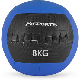 MSPORTS Медбол Wall-Ball преміум 2-10 кг для фітнесу