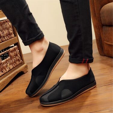 Тай-чи Кунг-фу: Взуття для тай-чи та кунг-фу, ретро стиль, комфортне, чорний (41 EU)