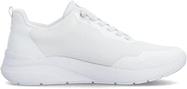 Жіночі білі кеди Rieker Low-Top M8551, низькі прогулянкові кросівки зі знімною устілкою, розмір 41 EU