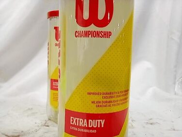 Тенісні м'ячі Wilson Championship, синтетичні, 2 банки (жовті)
