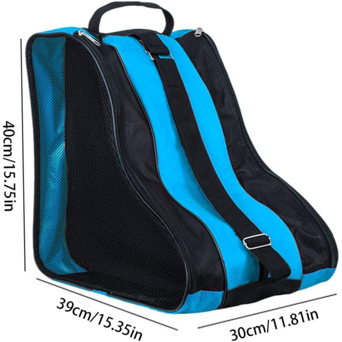Сумка для роликів, роликова сумка для дорослих та дітей, блакитна