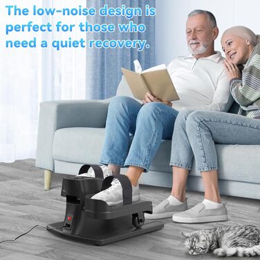 Еліптичний тренажер для сидіння, крос-тренажер, тренажер для ніг, моторизований педальний тренажер з пультом дистанційного керування та LCD дисплеєм, тренажери для дому для людей похилого віку та дорослих, спортивне обладнання для дому E3