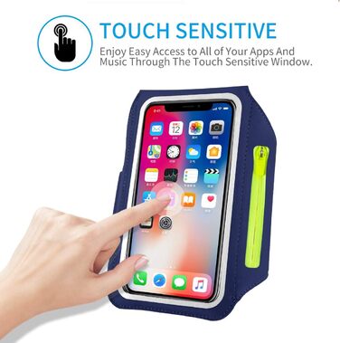 Спортивний браслет для телефону Guzack: універсальний, для бігу, до 6.9' (iPhone, Samsung, Huawei, Xiaomi)