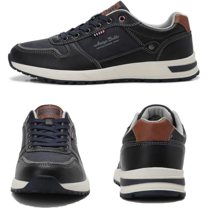 ARRIGO BELLO Кросівки чоловічі: спортивні, для відпочинку, робочі, Outdoor, легкі, для ходьби, розмір 41-46 (D, синій)