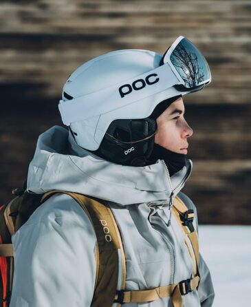 Гірськолижний шолом POC Obex MIPS для лижників та сноубордистів, Hydrogen White, розмір M-L (55-58 см)