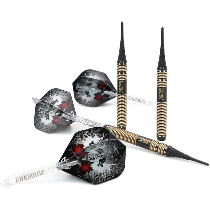 CUESOUL Dragon Deluxe набір м'яких дартсів з кейсом, 16 г