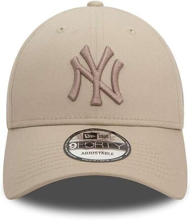 Кепка бейсболка New Era 9Forty Strapback New York Yankees Stone Beige