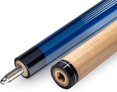 Більярдний кий Viper Revolution Sure Grip Pro, 147.3 см, 2 частини, 21 унція, блакитно-металевий