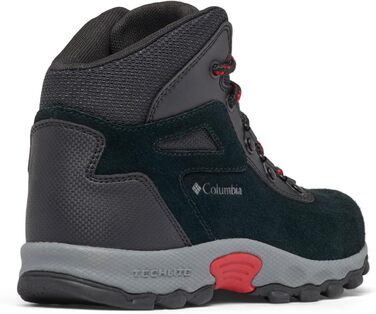 Трекінгові черевики Columbia Newton Ridge Amped Mid Rise для дітей (36 EU, Black Mountain Red Youth)