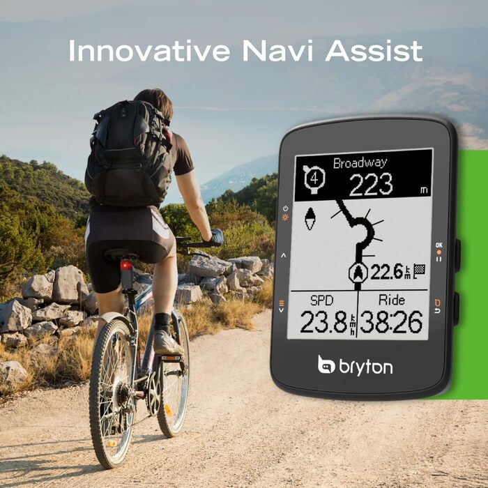 Велокомп'ютер Bryton Rider 460 GPS з LCD 2,6