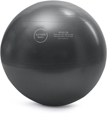 Гімнастичний м'яч Sitzball Woolly з плюшевим чохлом, натуральний колір