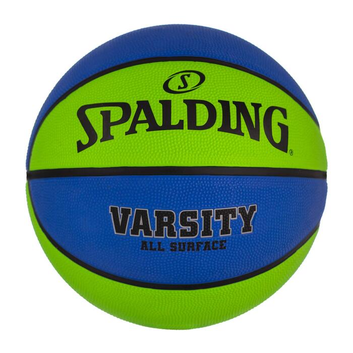 Баскетбольний м'яч Spalding Varsity, 74.9 см, синій/зелений