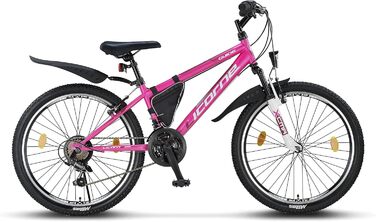 Гірський велосипед Licorne Bike Guide Premium 24'' для дітей та дорослих, 21 швидкість, підлітковий, жіночий, чоловічий