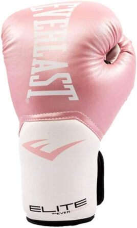Боксерські рукавички Everlast Pro Style Elite - унісекс, рожевий/білий, 12oz