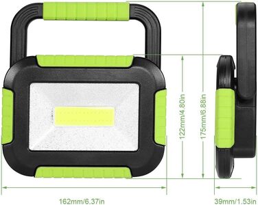 LED кемпінговий ліхтар 10W з акумулятором 4400mAh, 1000lm, 3 режими, димер, для кемпінгу, намету, надзвичайних ситуацій