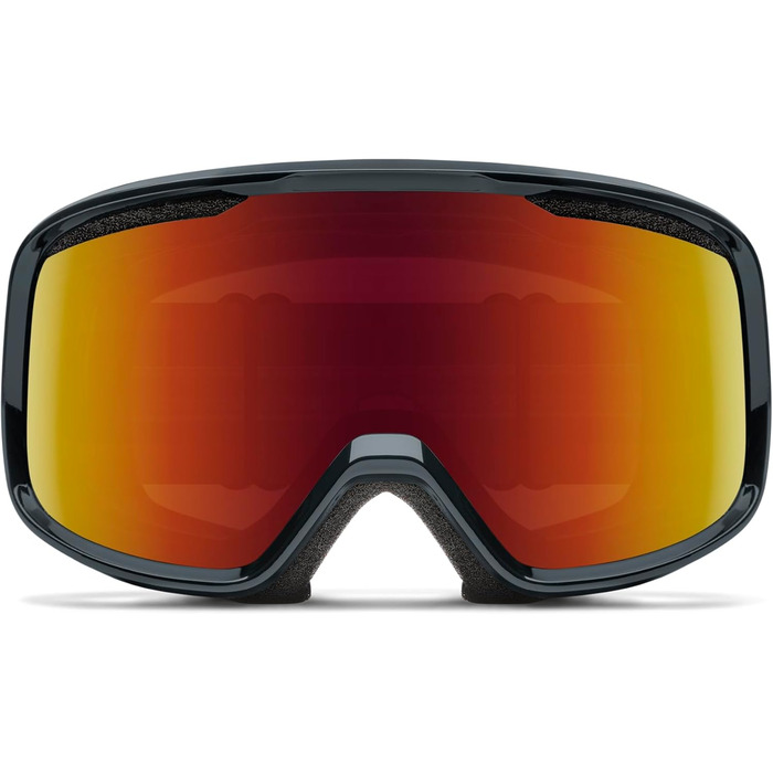 Універсальні лижні окуляри Smith Optics Frontier з синьою дзеркальною лінзою для зимових видів спорту