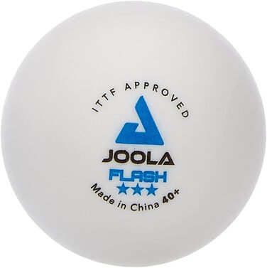 Преміум тенісні м’ячі JOOLA Flash White 40+, білі, 72 шт.