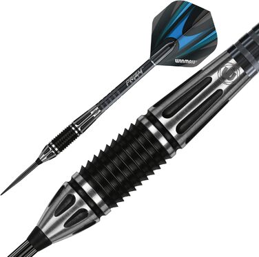 Дротики WINMAU Majestic Profi з вольфраму для дартсу зі сталевим наконечником, набір з оперенням і стрижнями