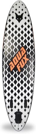 Надувна SUP-дошка Fuxtec ECO 320x81x15 см з 3 плавниками, для туризму, до 150 кг, з рюкзаком