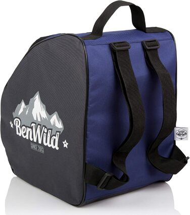 Чохол для лиж Rawstyle Skitasche: комплект 160/180/190 см, водонепроникний, для зимових видів спорту (чорно-помаранчевий)